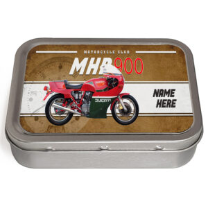 Personalised Ducati MHR 900 Motorcycle Tobacco Tin VBP09