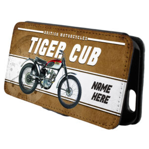 Personalised Triumph Tiger Cub Classic Motorcycle Phone Case VBP39