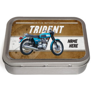 Personalised Triumph Trident Motorcycle Tobacco Tin VBP40