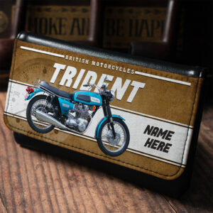 Personalised Triumph Trident Classic Motorcycle Tobacco Pouch VBP40