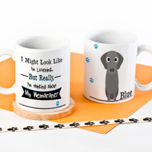 Personalised Weimaraner Dog Mug DM53