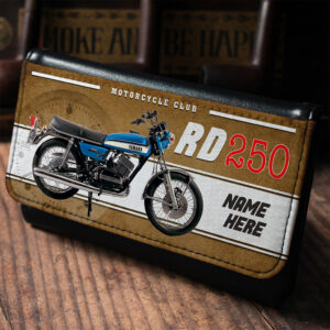 Personalised Yamaha RD250 Classic Motorcycle Tobacco Pouch VBP53