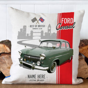 Personalised Ford Consul MK1 Classic Car Cushion Cover CC08