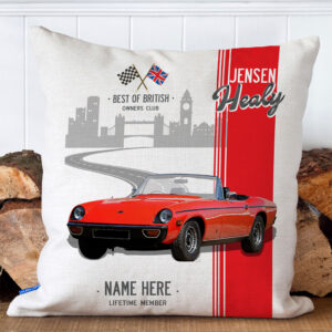 Personalised Jensen Healey Classic Car Cushion Cover CC22