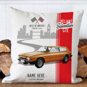 Personalised Reliant Scimitar GTE Classic Car Cushion Cover CC34