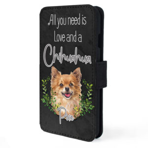 Personalised Chihuahua Dog Flip Phone Case ND17