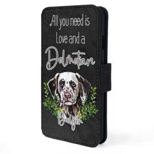 Personalised Dalmatian Dog Flip Phone Case ND21