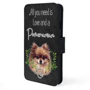 Personalised Pomeranian Dog Flip Phone Case ND41