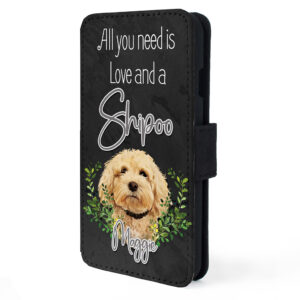 Personalised ShiPoo Dog Flip Phone Case ND45