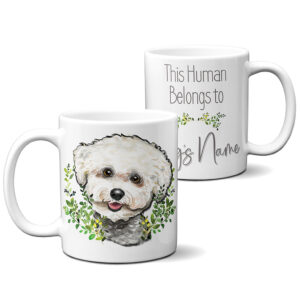 Personalised Bichon Frise Dog Mug NDM03