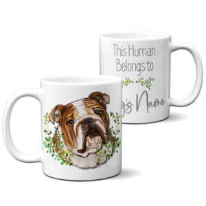 Personalised British Bulldog Dog Mug NDM11