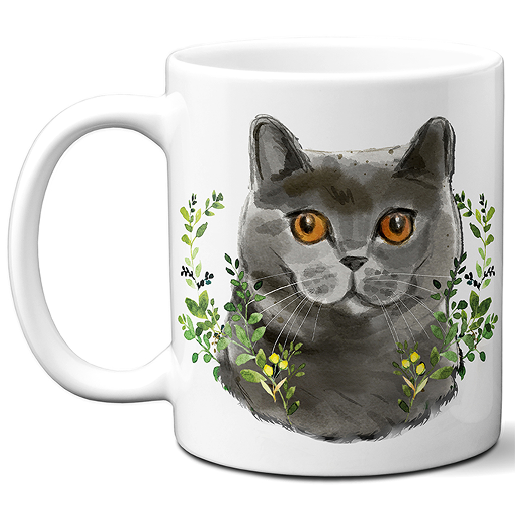 Personalised Shorthair Cat Mug NDM63 - Image 4
