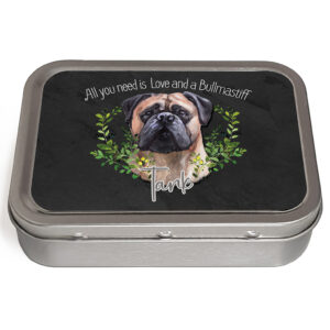Personalised Bullmastiff Dog Tin NDD15