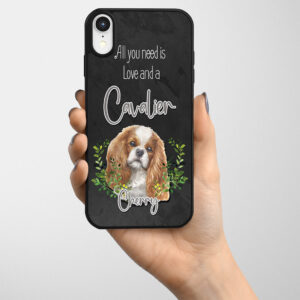 Personalised Cavalier Spaniel Gel Phone Case ND16