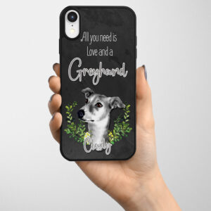 Personalised Greyhound Gel Phone Case ND32