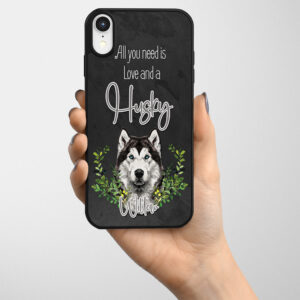 Personalised Husky Gel Phone Case ND34