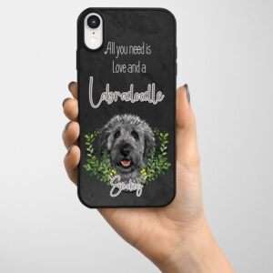 Personalised Labradoodle Gel Phone Case ND37
