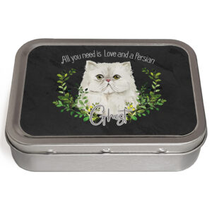 Personalised Persian Cat Tin NDD68