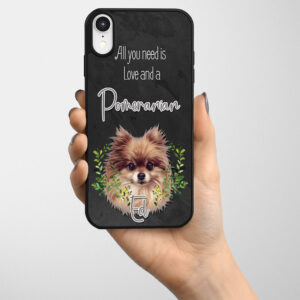 Personalised Pomeranian Gel Phone Case ND41