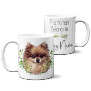 Personalised Pomeranian Dog Mug NDM41