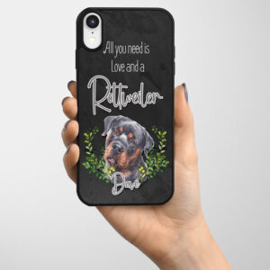 Personalised Rottweiler Gel Phone Case ND43