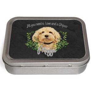 Personalised ShiPoo Dog Tin NDD45