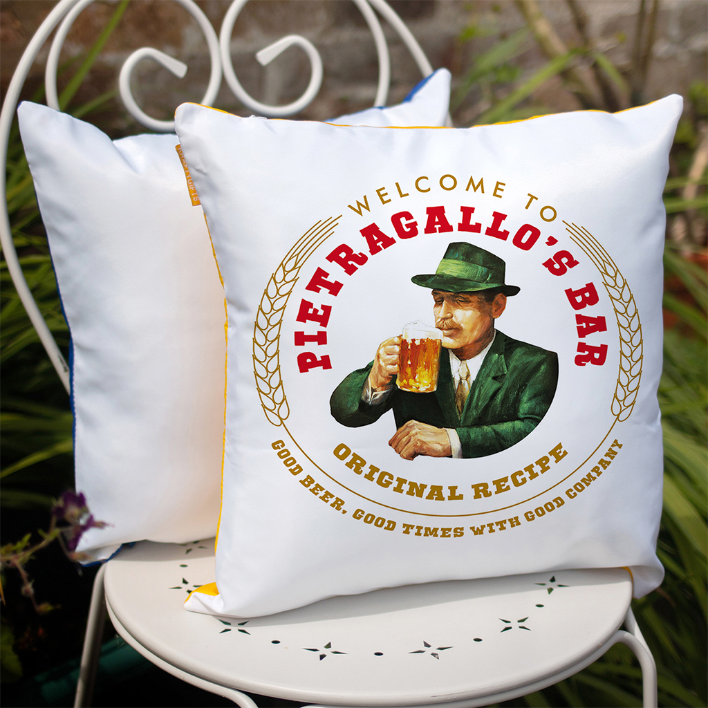 Personalised Birra Moretti Bar Outdoor Cushion Cover OBC01 - Image 2