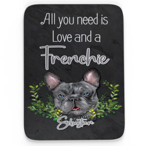 Personalised Frenchie Dog Mouse Mat ND55