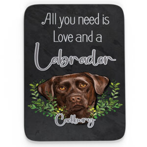 Personalised Labrador Dog Mouse Mat ND12