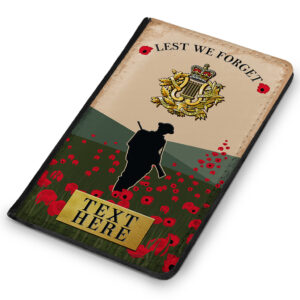 Personalised Army Music Corps Military Passport Case VPV17