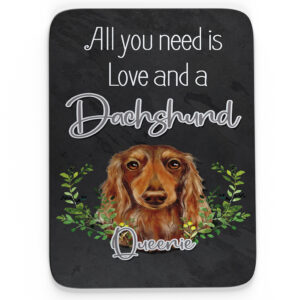 Personalised Dachshund Sausage Dog Mouse Mat ND19