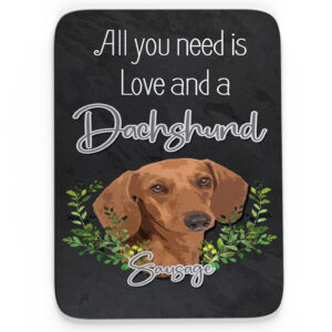 Personalised Dachshund Sausage Dog Mouse Mat ND20
