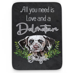 Personalised Dalmatian Dog Mouse Mat ND21