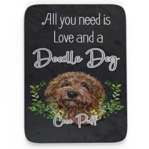 Personalised Doodle Dog Mouse Mat ND25