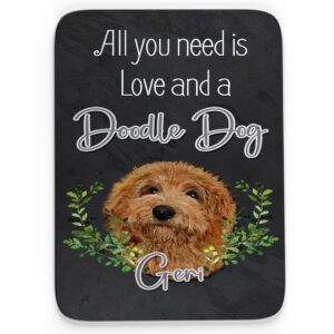 Personalised Doodle Dog Mouse Mat ND26