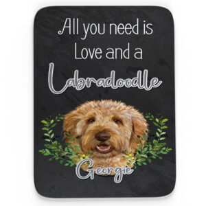 Personalised Labradoodle Dog Mouse Mat ND36