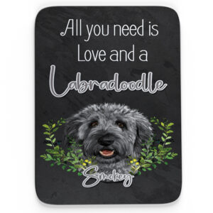 Personalised Labradoodle Dog Mouse Mat ND37