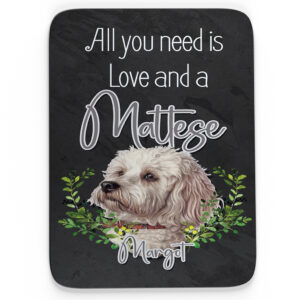 Personalised Maltese Dog Mouse Mat ND40