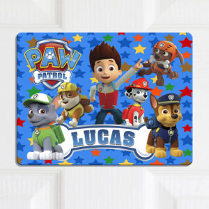 Personalised Paw Patrol Dogs Kids Door Sign KD56