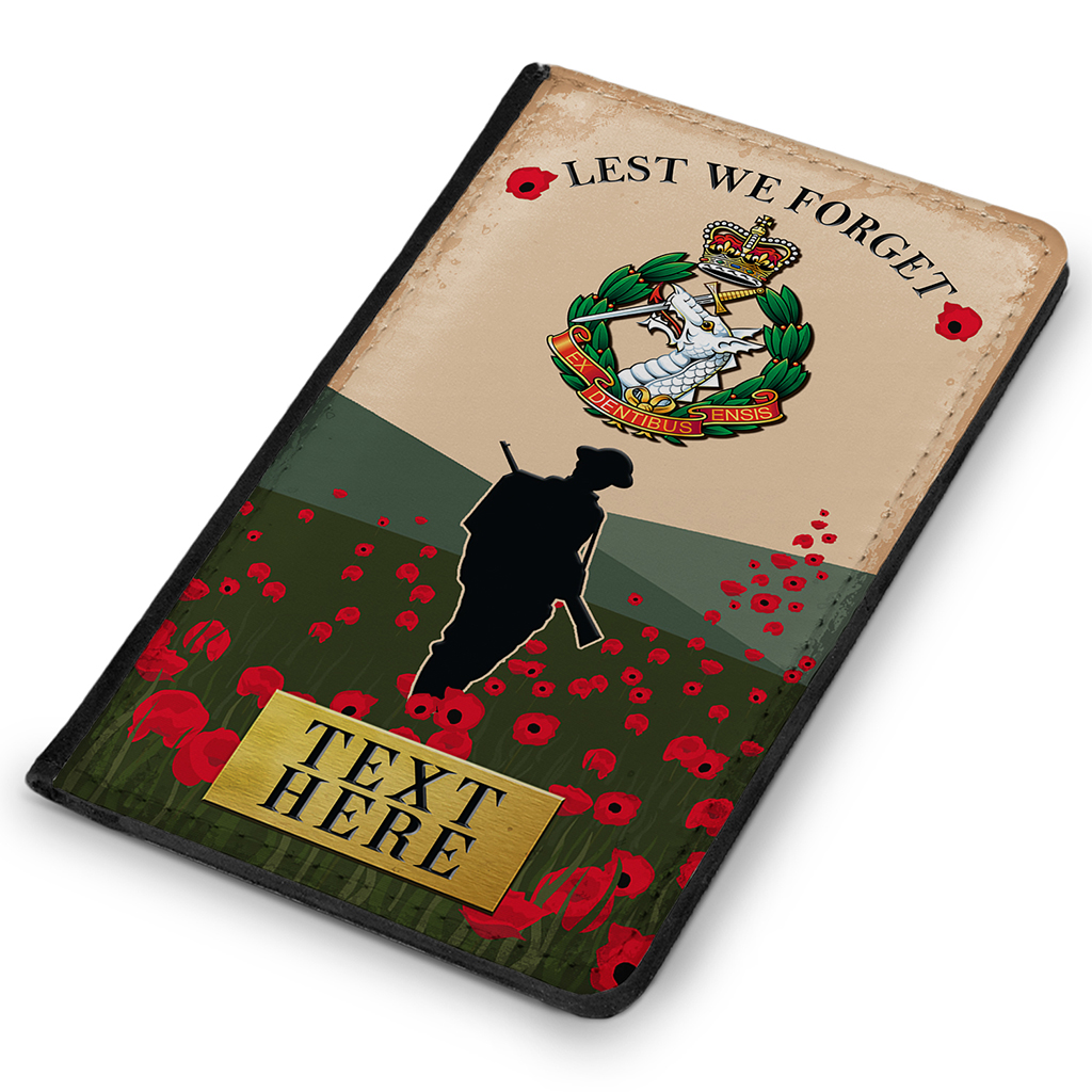 Personalised Dental Corps Military Passport Case VPV43