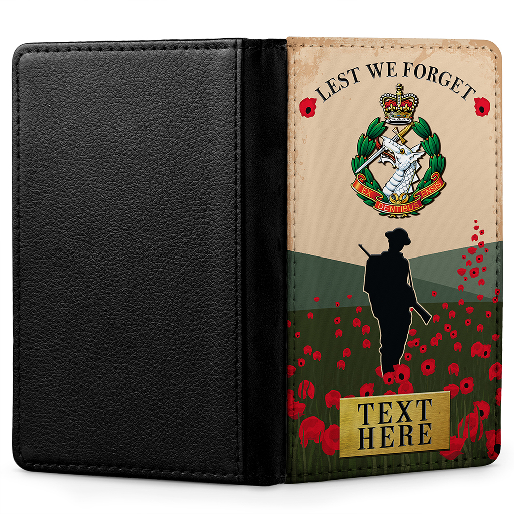 Personalised Dental Corps Military Passport Case VPV43 - Image 2