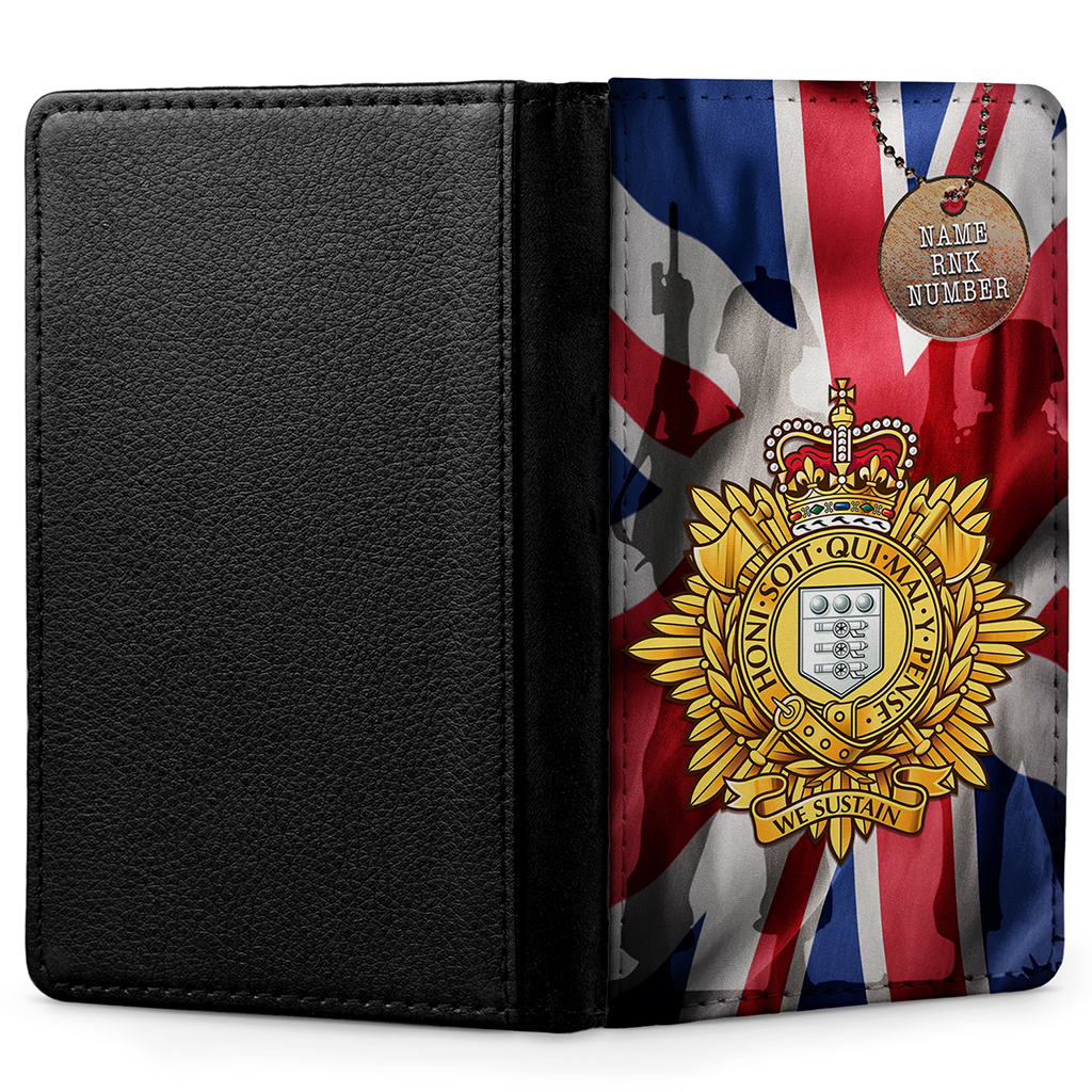Personalised Logistic Corps Military Passport Case MUP40 - Image 2