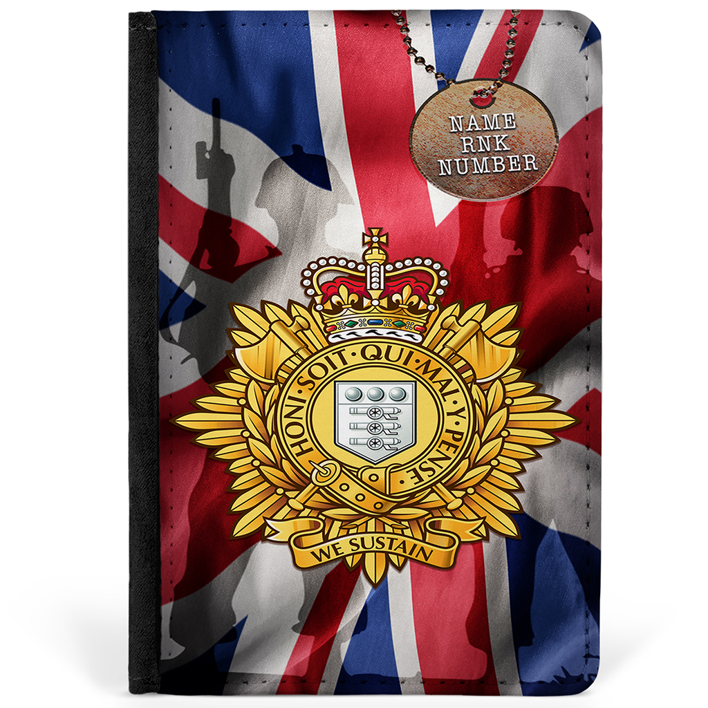 Personalised Logistic Corps Military Passport Case MUP40 - Image 3