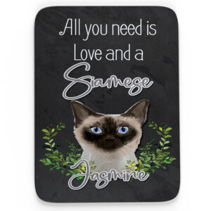 Personalised Siamese Cat Mouse Mat ND69