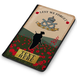 Personalised South Staffordshire Regiment Military Passport Case VPV74
