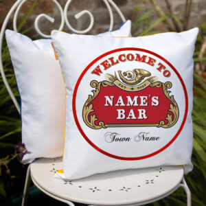 Personalised Stella Artois Bar Outdoor Cushion Cover OBC21