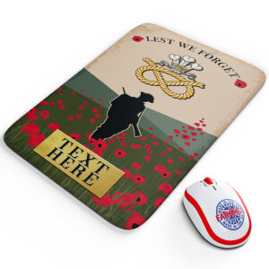 Personalised Staffordshire Regiment Military Mouse Mat VPV98