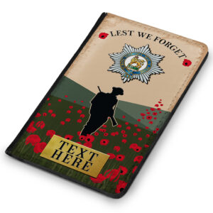 Personalised Worcestershire Regiment Military Passport Case VPV105