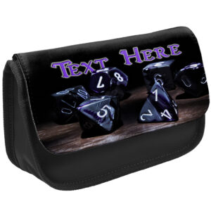 Personalised Gamer Kids Black Pencil Case KS26