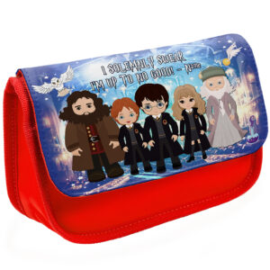 Personalised Harry Potter Kids Red Pencil Case ET08